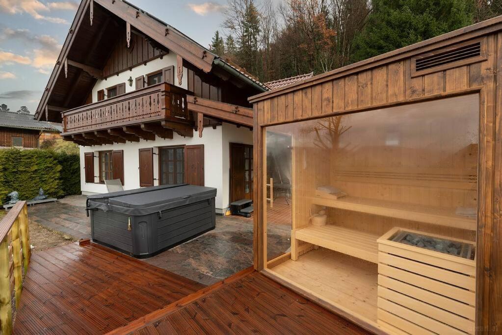 Luxus Alpenparadies Nahe Salzburg Sauna & Whirlpool Аднет Экстерьер фото